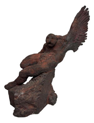 Amancio González, Sculpture of a Winged Man, 1990s, Bronze