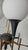Metal Twelve-Light Brass Chandelier with Opaline Spheres from Stilnovo, 1950s For Sale - Image 7 of 16