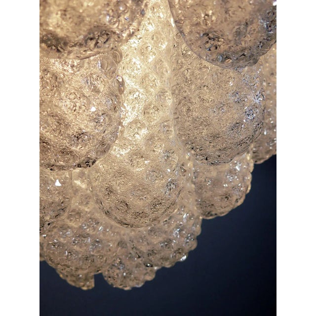 Italian Murano Chandelier 41 Glass Petals Drop For Sale In Los Angeles - Image 6 of 9