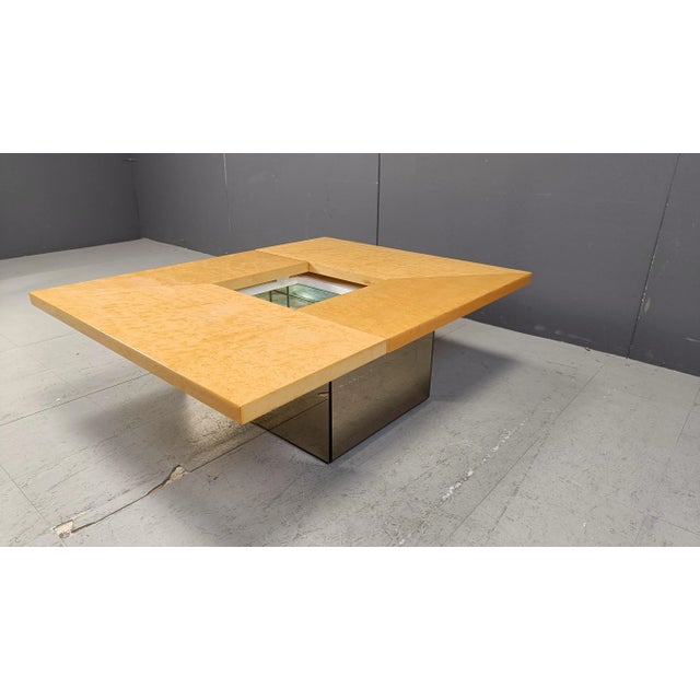 Vintage Coffee Table in Ash by Paul Michel, 1970s For Sale - Image 13 of 18