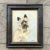 Traditional Vintage Boho Original Dog Portrait on Canvas For Sale - Image 3 of 12