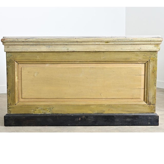 French 19th Century Painted Shop Counter For Sale In Baton Rouge - Image 6 of 10