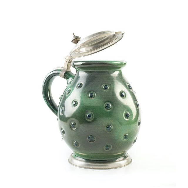 Vintage Green Pitchers by Eugen Wiedamann, Germany, 1950s-1960s, Set of 2 For Sale - Image 9 of 11