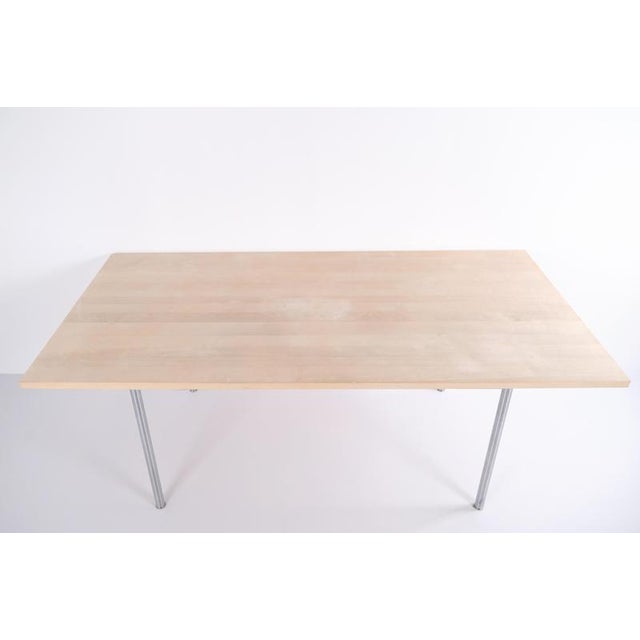 Model CH318 in Beech Dining Table with Extension Leaves by Hans J. Wegner for Tranekær Furniture, 2002 For Sale - Image 12 of 18