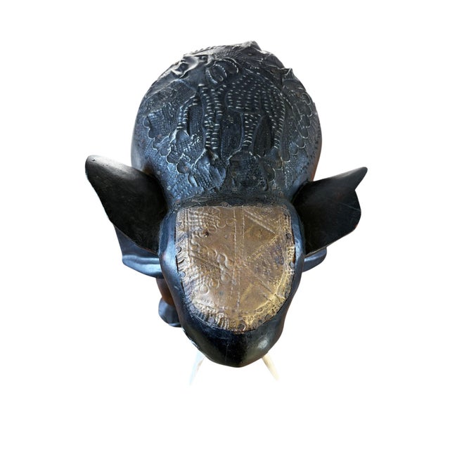 Vintage Ashanti Elephant Wooden Sculpture Ghana 13" H For Sale In New York - Image 6 of 8