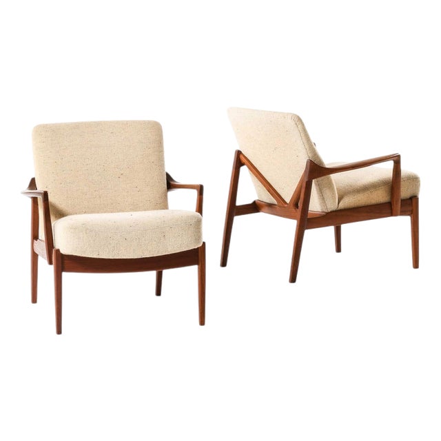 FD125 Easy Chairs by Tove and Edvard Kindt-Larsen, 1950s, Set of 2 For Sale