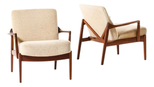 FD125 Easy Chairs by Tove and Edvard Kindt-Larsen, 1950s, Set of 2