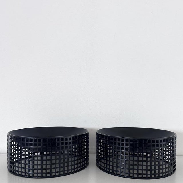 Bowls by Josef Hoffmann for Bieffeplast, 1986, Set of 2 For Sale - Image 10 of 10