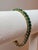 Metal 27 Carat Natural Emerald Tennis Bracelet, 14 Karat Yellow Gold, 21gm, 7.25 Inch For Sale - Image 7 of 8