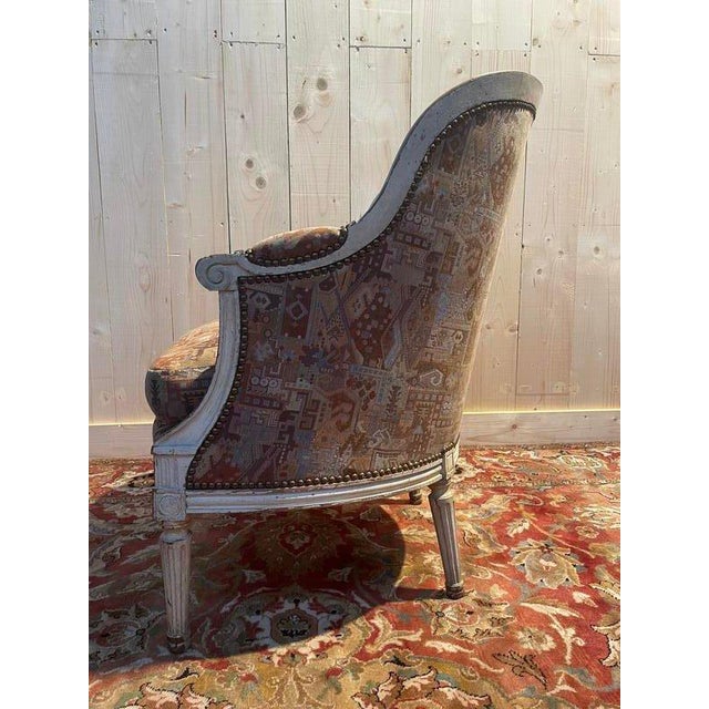 Louis Xvi Style Gondola Bergère For Sale - Image 5 of 9