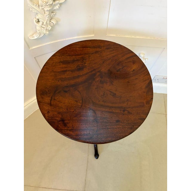 Wood Antique George III Mahogany Table, 1800 For Sale - Image 7 of 8