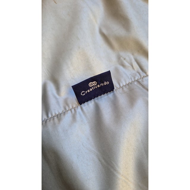 Mid-Century Modern Contemporary Lolita Bean Bag Chair in Silver Ski from Creativando, 1990s For Sale - Image 3 of 10