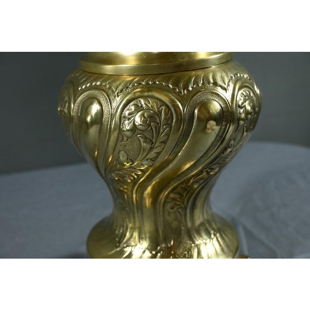Vintage Brass Lamp, 1920 For Sale - Image 12 of 18