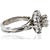 14k White gold ring set with one GIA certified 1.23 carat H color VVS1 clarity round brilliant diamond #2225191216 and 8...