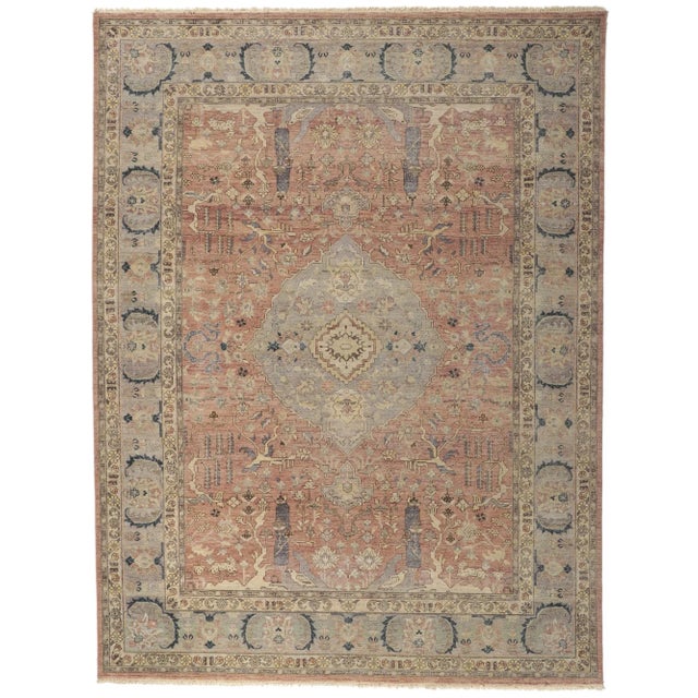 Modern Vintage Style Distressed Rug, 09'00 X 11'10 For Sale - Image 9 of 9