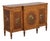 Vintage Adams Style Inlaid Satinwood & Painted Commode For Sale