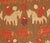 Red Antique Textile Tapestry With Elephant, Horses, People, Animals & Trees 4'11" X 7'4" For Sale - Image 8 of 9