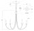 Visual Comfort Eric Cohler for Visual Comfort Signature Venetian Medium Chandelier in Bronze For Sale - Image 4 of 4