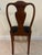 Antique Hand Carved Queen Anne Walnut Chairs - Set of 4 For Sale - Image 9 of 18