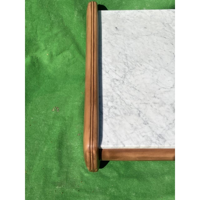 Leather and Travertine Coffee Table from de Sede For Sale - Image 6 of 13