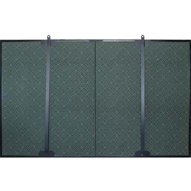 "Egrets and Sparrow", C. 1950s Japanese Yamato-E Style Byobu Screen For Sale - Image 17 of 18