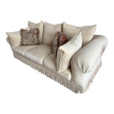 Kreiss Collection Giverny Sofa in Velvet With Bullion Cording For Sale