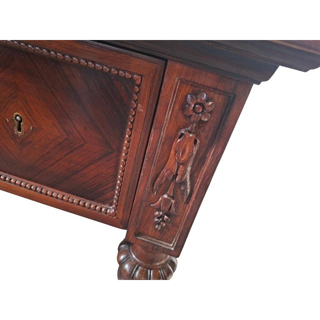 Vintage Neoclassical Style Desk, 1950 For Sale - Image 6 of 13
