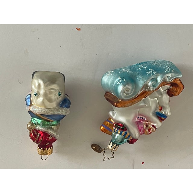 Shabby Chic Gorgeous Vintage Christopher Radko Christmas Ornaments For Sale - Image 3 of 7