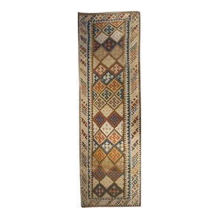 Early 20th Century Shiraz Kilim Runner For Sale