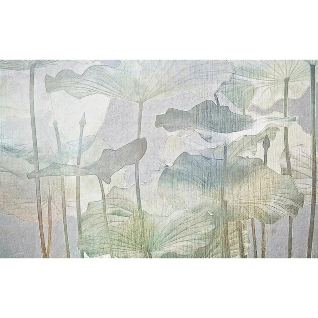 Botanika_lotus Leaves Wallpaper by Officinarkitettura For Sale - Image 4 of 4