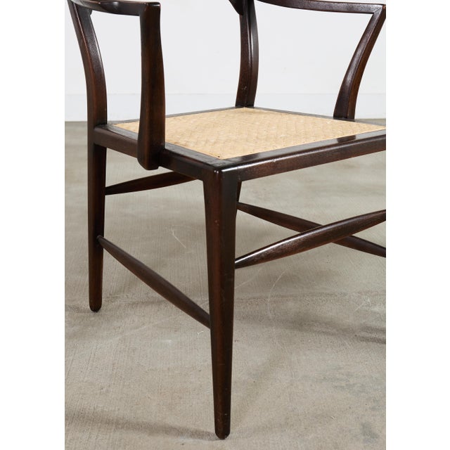 Set of Four Antler Dining Chairs by Edward Wormley for Dunbar For Sale - Image 18 of 18