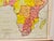 Large University Chart Africa by Bacon, 1920s For Sale - Image 4 of 6