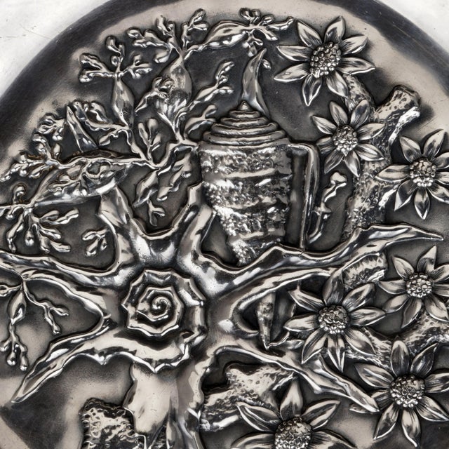 Victorian Victorian Pairpoint Silver Plate Cake Basket Seashell Design Circa 1880 For Sale - Image 3 of 8