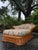 1950s Vintage Steve Chase–Style Rattan Chaise Lounge | Palm Springs Hollywood Regency For Sale - Image 5 of 9