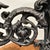 Mid 20th Century Vintage Art Nouveau Triple French Gothic Candelabra Candle Holder For Sale - Image 5 of 12
