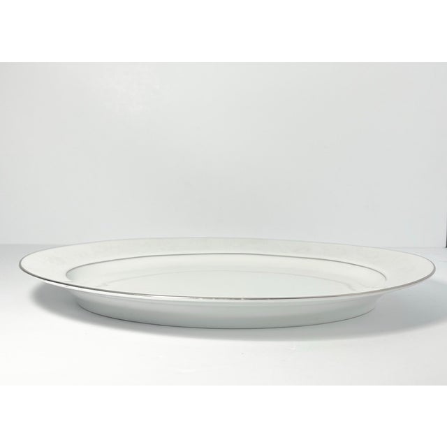 1980s Noritake “Ranier” 3-Piece Bone China Dinnerware Serving Hostess Set For Sale - Image 10 of 10