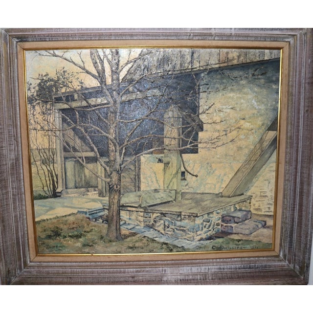 Up for sale is a wonderful vintage original C.W. Phillips oil painting done in 1967. The painting is done on canvas and...