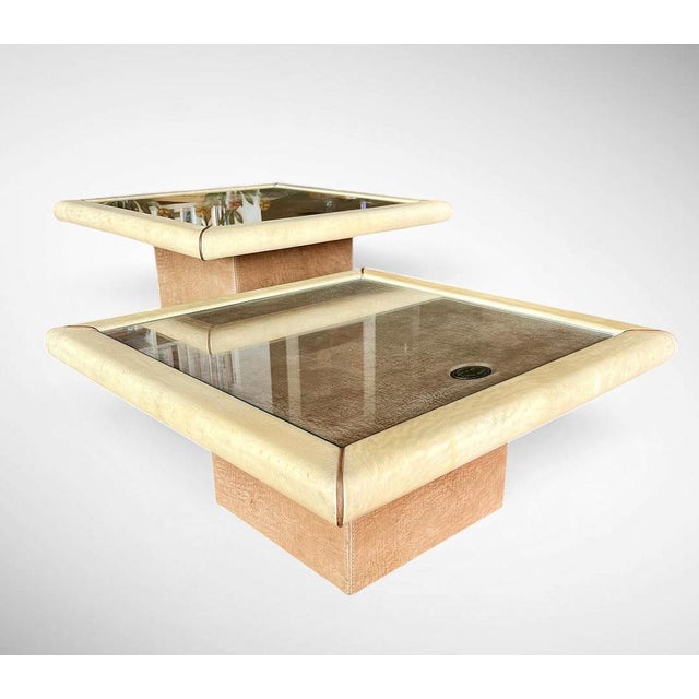 Set of Side Tables by Carlo Bartoli, 1980s For Sale - Image 4 of 9