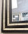 Art Deco Style Black and White Resin Wall or Console Mirror For Sale - Image 9 of 10