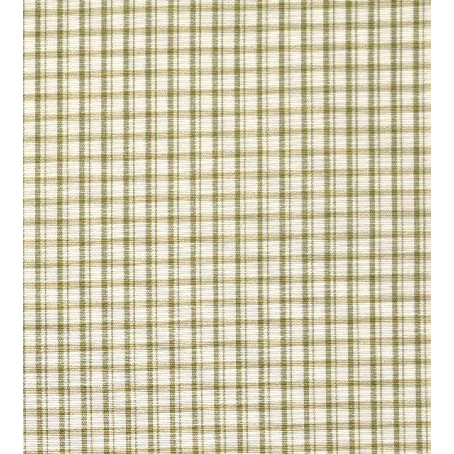 The House of Scalamandré Astor Check Fabric, Leaf For Sale
