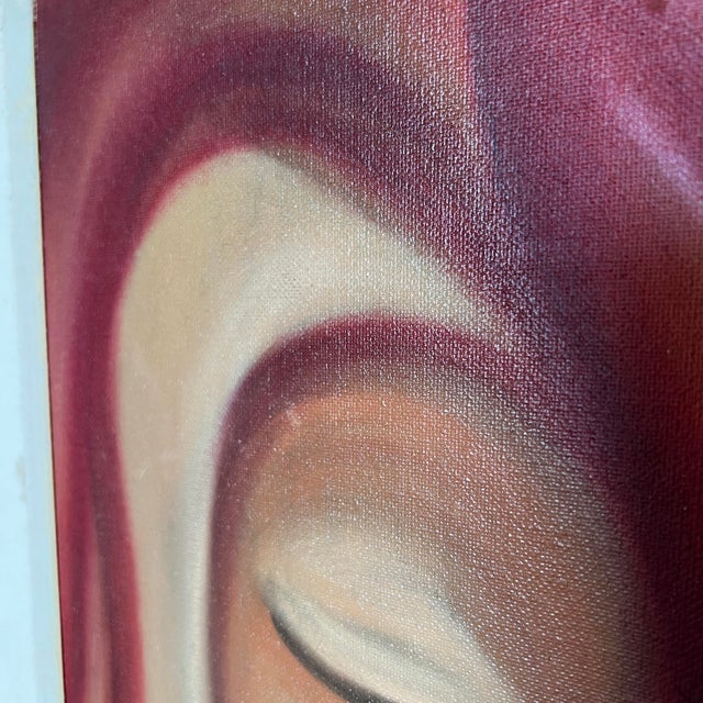 Original Elise Friederike Abstract Oil Painting “No. 56” (1977) For Sale - Image 4 of 9