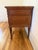 Wood Vintage Edwardian-Style Oak Pedestal Desk With Casters For Sale - Image 7 of 10
