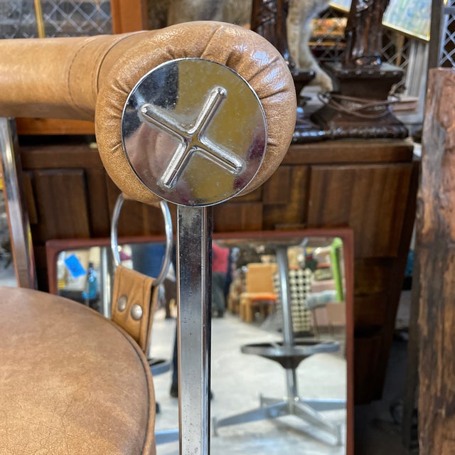 1970s Vintage Daystrom Furniture Company Swivel Bar Stools a Pair