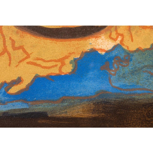 Black Georges Braque Les Pommes Et Feuilles 1958 Signed Color Lithograph on Paper For Sale - Image 8 of 8