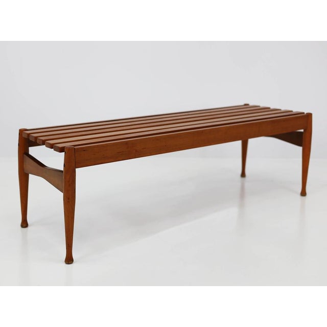 Wood Italian Benches from Fratelli Reguitti, Italy, 190s For Sale - Image 7 of 7