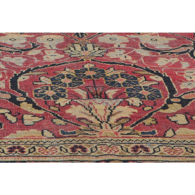 Antique Persian Mahal Rug 09'00 X 11'07 For Sale In Dallas - Image 6 of 11