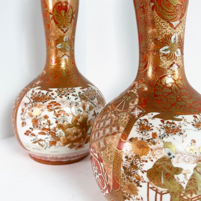 Antique Japanese Vases, 1890, Set of 2 For Sale - Image 5 of 13