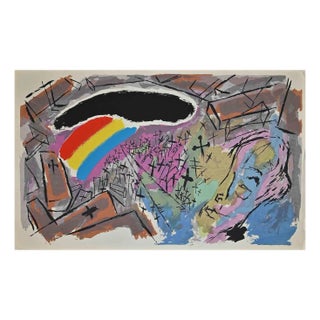 Henry Miller, Abstract Composition, Screen Print, 1947 For Sale