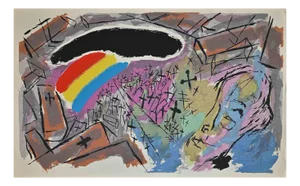 Henry Miller, Abstract Composition, Screen Print, 1947