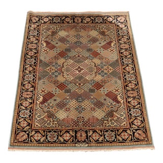 Vintage Indian Tabriz Rug For Sale
